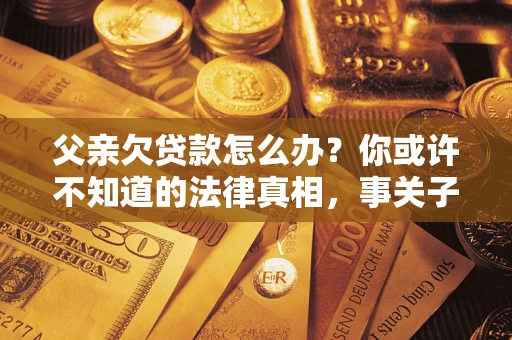 北京父亲欠贷款怎么办？你或许不知道的法律真相，事关子女未来