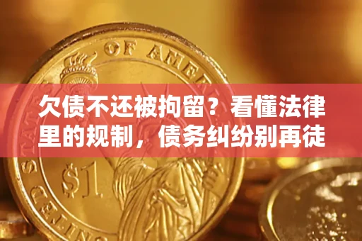 北京欠债不还被拘留？看懂法律里的规制，债务纠纷别再徒劳奔波