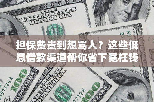北京担保费贵到想骂人？这些低息借款渠道帮你省下冤枉钱