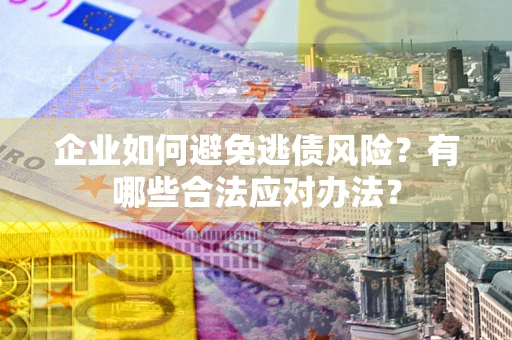 北京企业如何避免逃债风险？有哪些合法应对办法？
