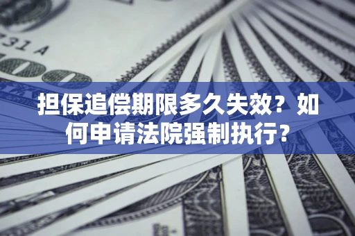 北京担保追偿期限多久失效？如何申请法院强制执行？